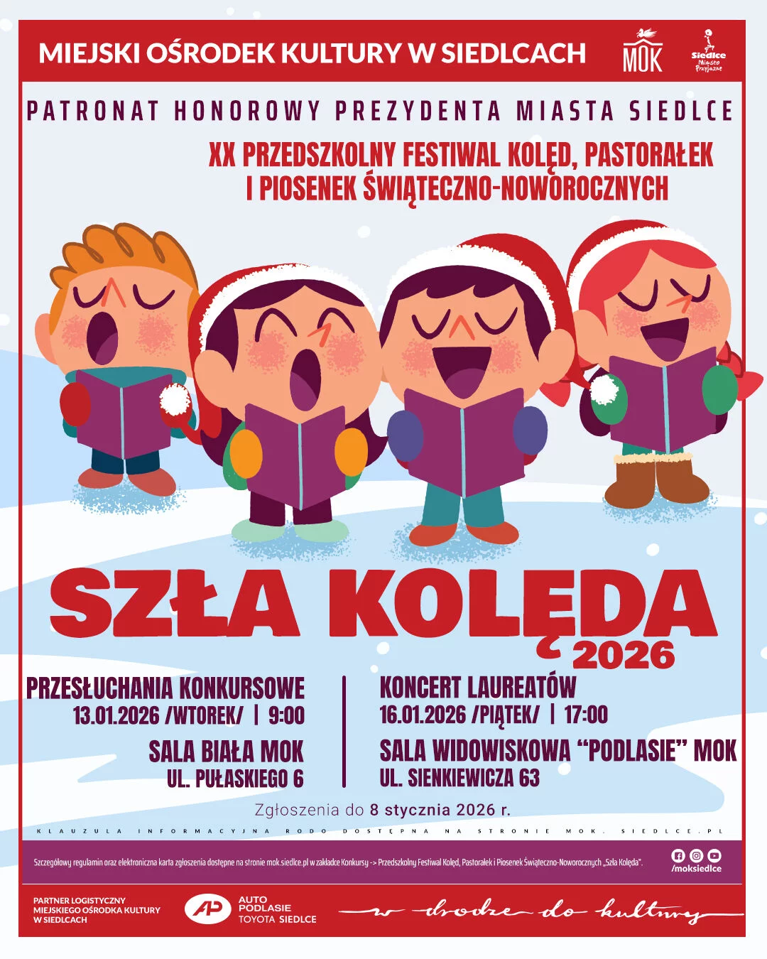 XX Przedszkolny Festiwal Kolęd, Pastorałek i Piosenek Świąteczno-Noworocznych 