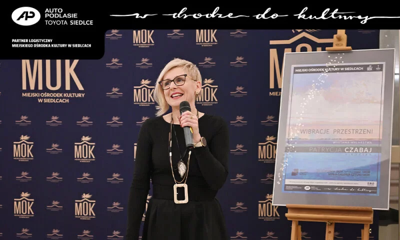 Wernisaż wystawy malarstwa Patrycji Czabaj Wibracje przestrzeni