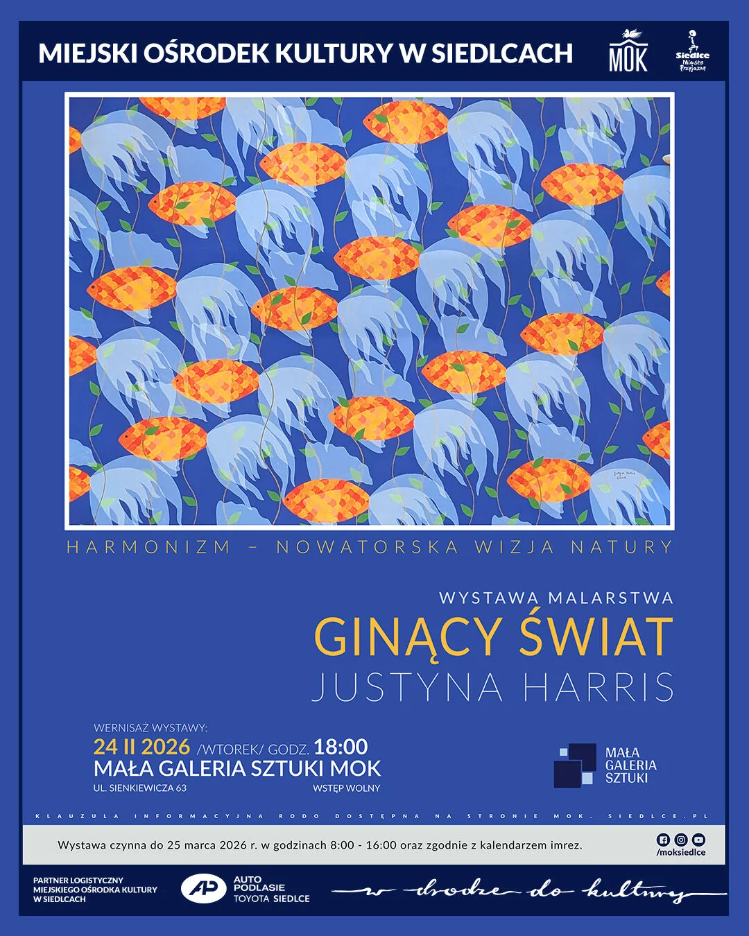 Wernisaż wystawy malarstwa Justyny Harris pt. 