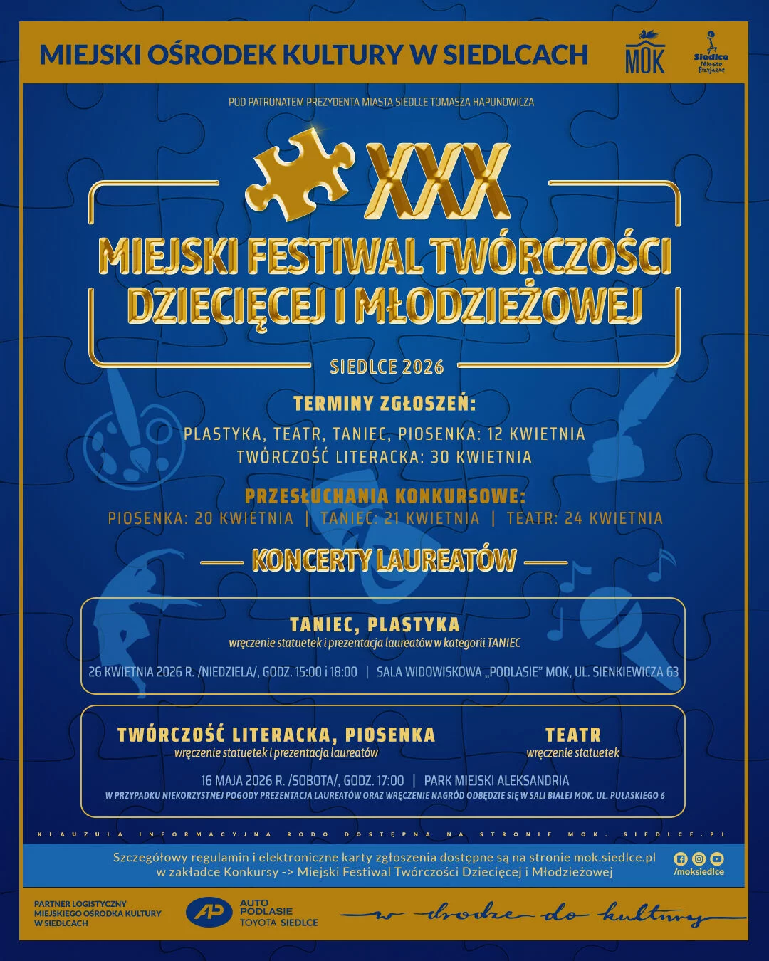 Miejski Festiwal Twórczości Dziecięcej i Młodzieżowej - Piosenka