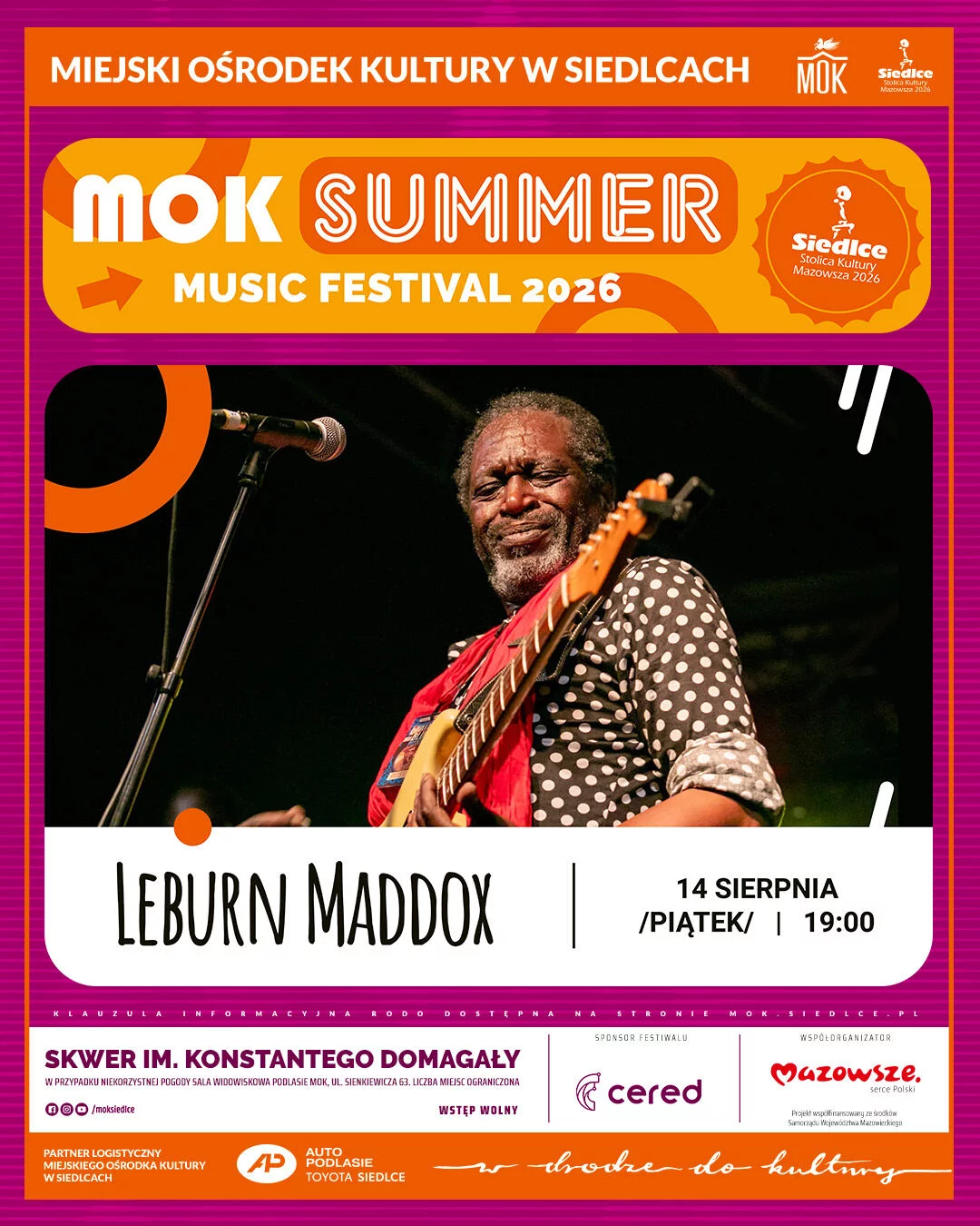 MOK Summer Music Festival 2026 - LeBurn Maddox