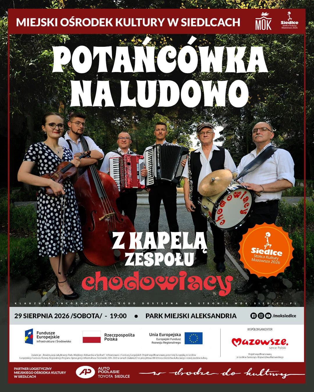 Potańcówka na ludowo z kapelą zespołu „Chodowiacy”