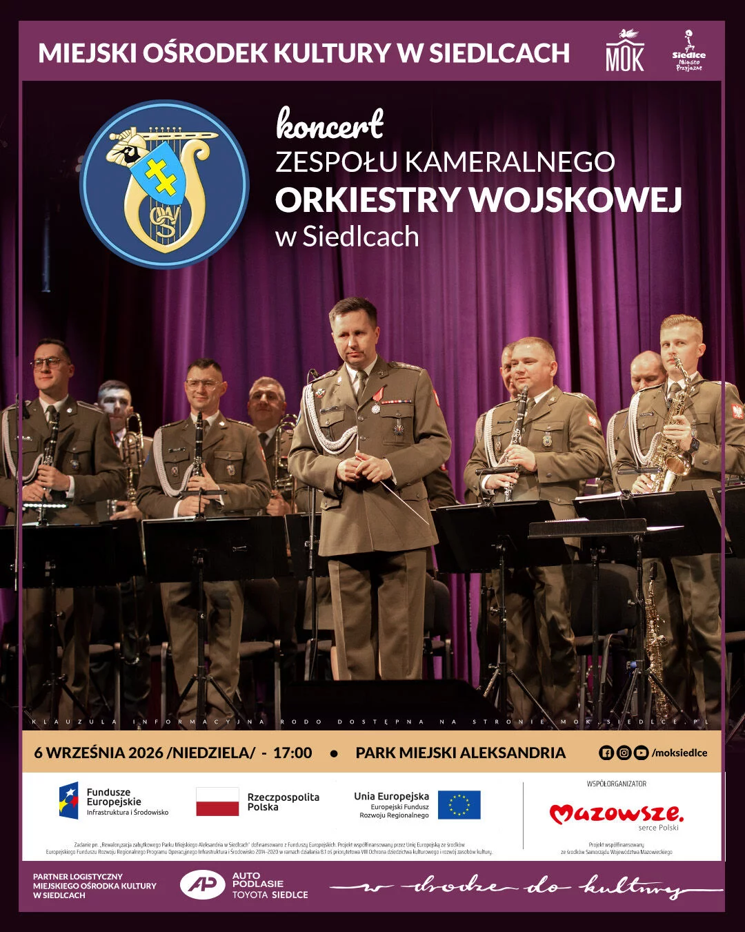 Koncert Zespołu Kameralnego Orkiestry Wojskowej w Siedlcach