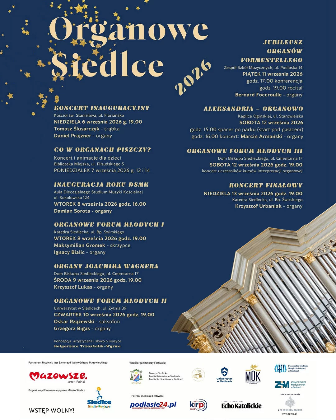 Organowe Siedlce 2026