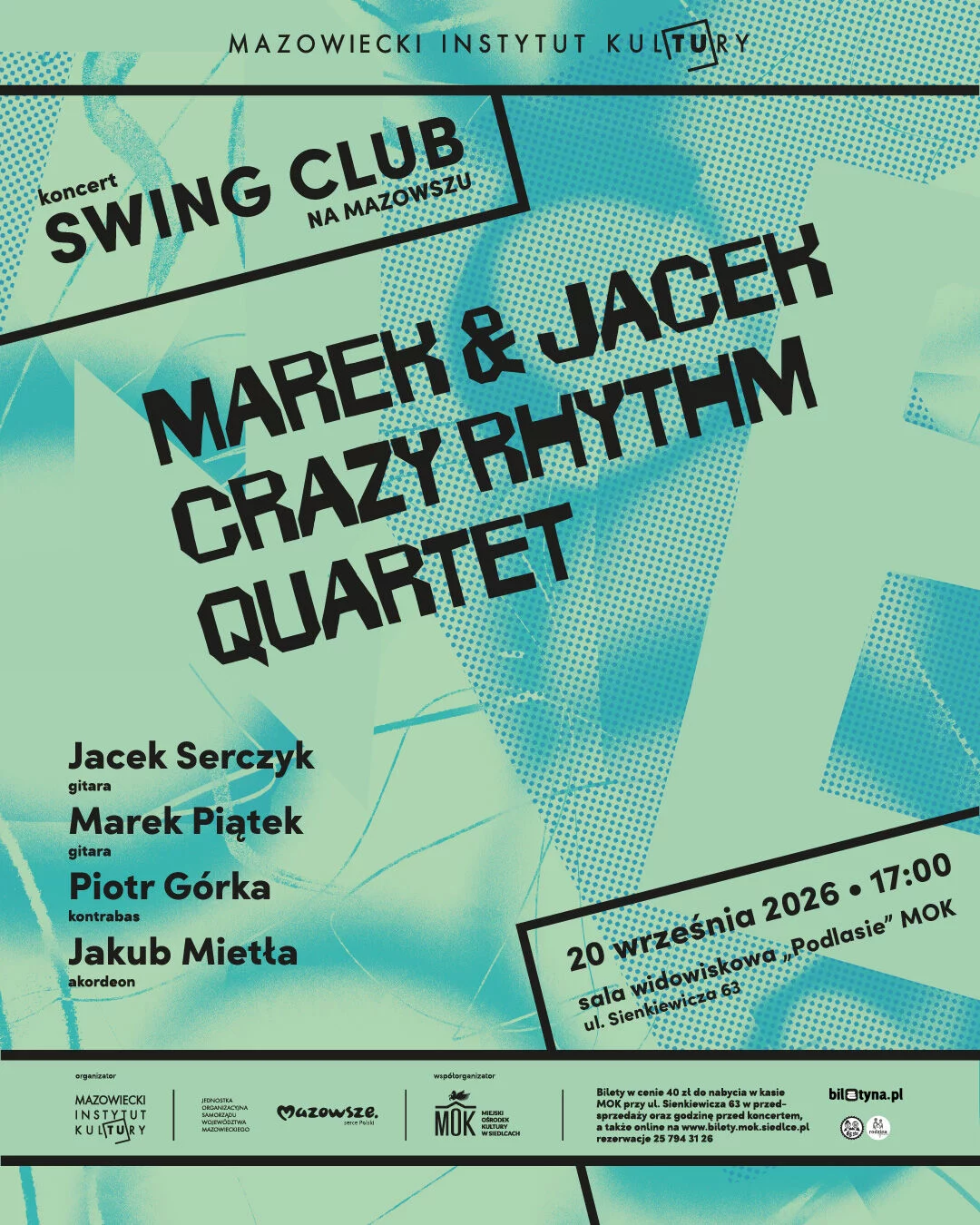 Swing Club na Mazowszu - koncert Marek & Jacek Crazy Rhythm Quartet