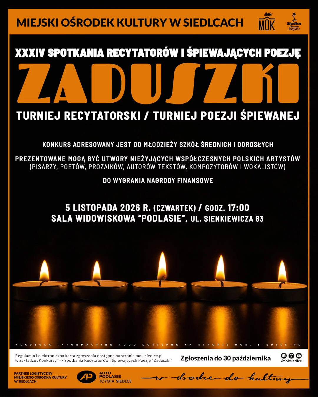 34. Spotkania Recytatorów i Śpiewających Poezję 
