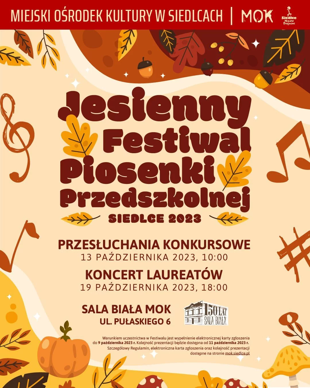 VI Jesienny Festiwal Piosenki Przedszkolnej